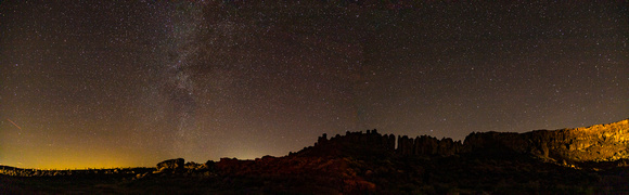 Panorama over the Feathers in Vantage, Washington