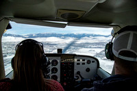 Flying with her Instructor