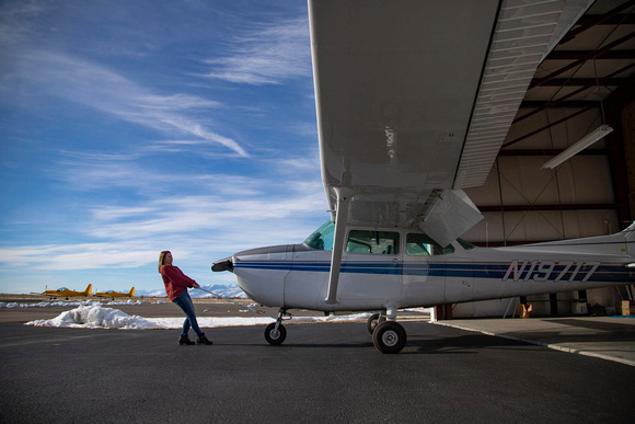 Pulling the plane out