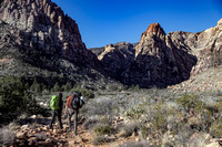 Hiking into the Canyon